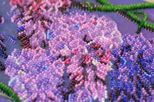 Bead Embroidery Kit Main Bead Embroidery Kit Wisteria