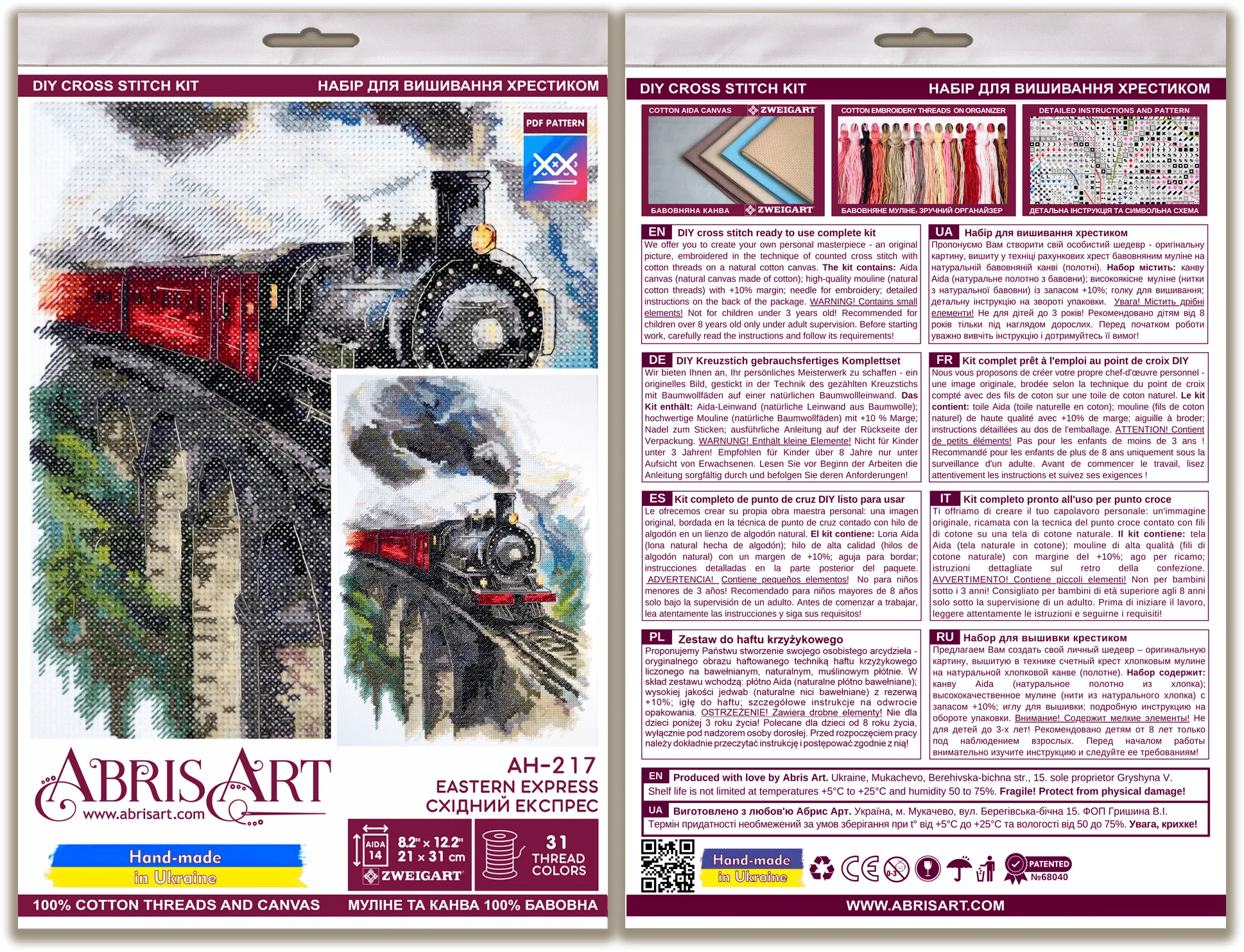 Cross Stitch Kit Cross-stitch kits Eastern Express