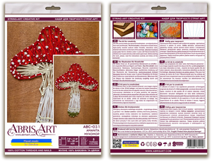 String Art Kit Creative Kit/String Art Amanita