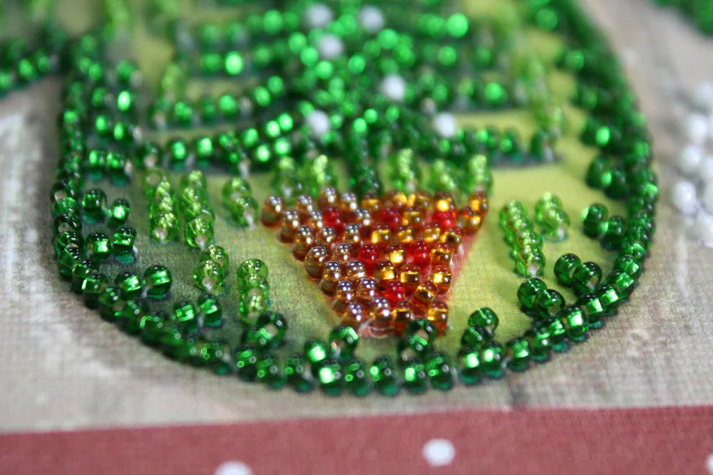 Bead Embroidery Kit Mini Bead embroidery kit Children's holiday
