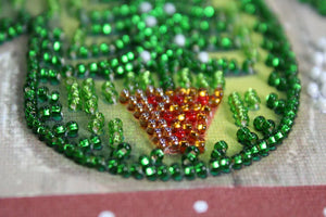 Bead Embroidery Kit Mini Bead embroidery kit Children's holiday