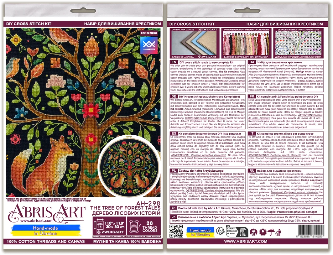 Cross Stitch Kit Cross-stitch kits The Tree of Forest Tales (Ethnic themes)
