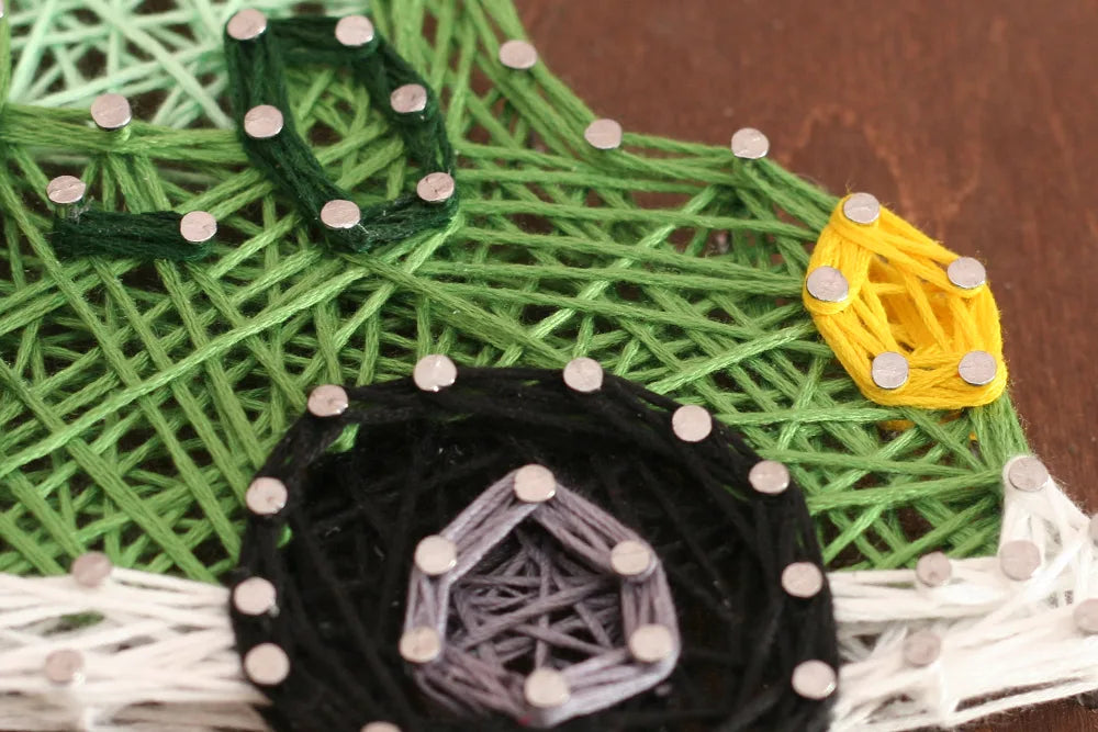 String Art Kit Creative Kit/String Art Christmas car