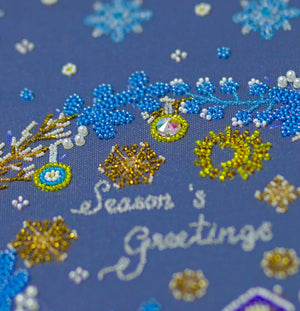 Bead Embroidery Kit Main Bead Embroidery Kit Christmas motif