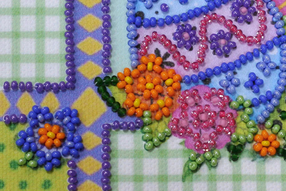 Bead Embroidery Kit Mini Bead embroidery kit Easter patterns