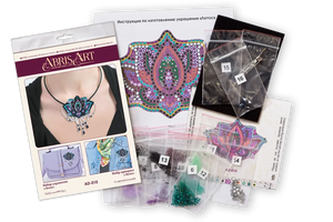 Brooch Embroidery Kit Decoration Lotus