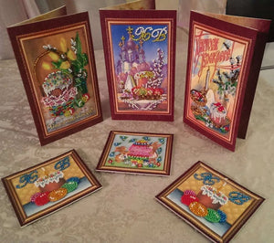 Postcards Bead Embroidery Kit Postcard Bead embroidery kit Easter – 8