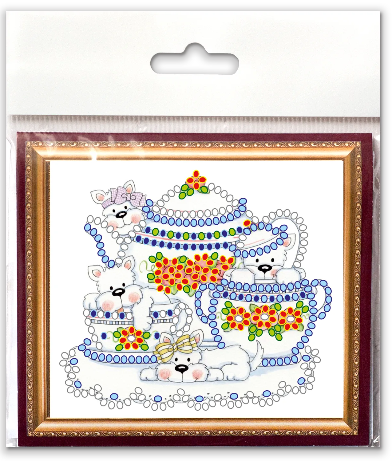 Magnets Bead Embroidery Kit Magnets Bead embroidery kit Funny puppy