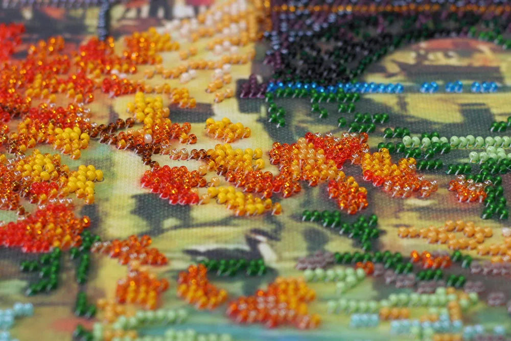 Bead Embroidery Kit Main Bead Embroidery Kit Beauty of autumn