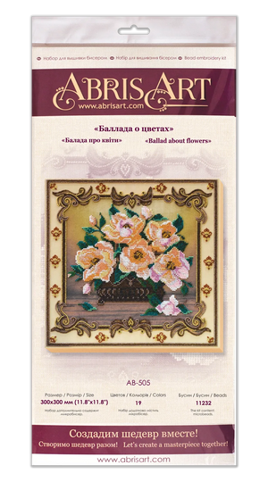 Bead Embroidery Kit Main Bead Embroidery Kit Ballad about flowers
