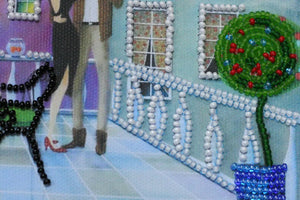 Bead Embroidery Kit Mini Bead embroidery kit Table for two