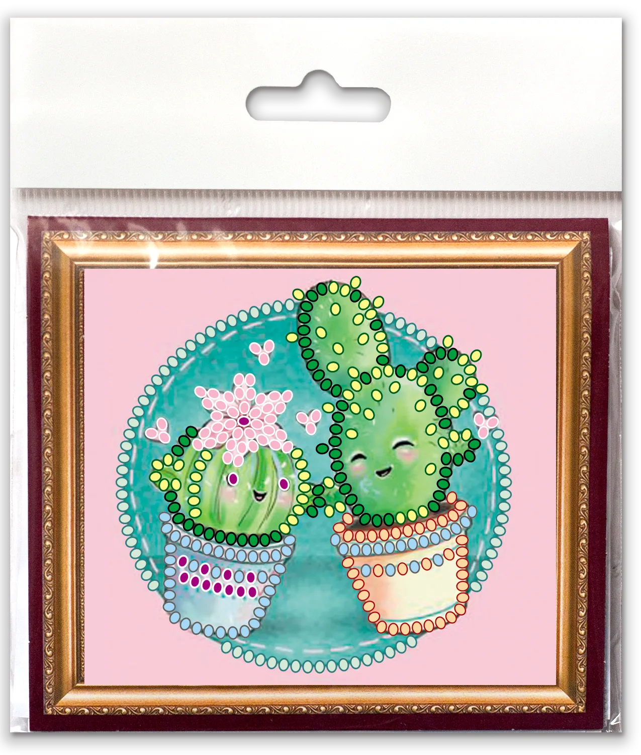 Magnets Bead Embroidery Kit Magnets Bead embroidery kit Little cacti