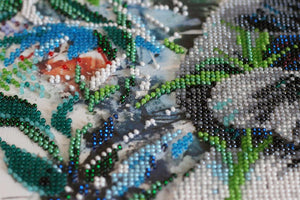 Bead Embroidery Kit Main Bead Embroidery Kit Bamboo bear