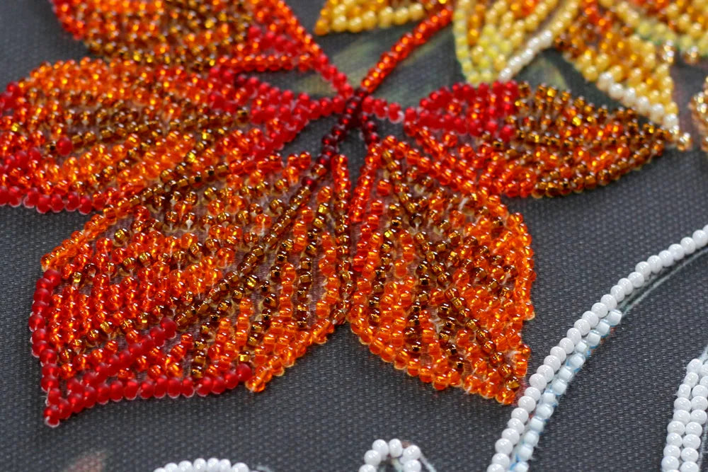 Bead Embroidery Kit Main Bead Embroidery Kit Welcoming autumn