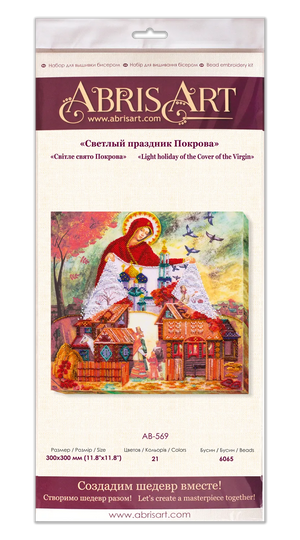 Bead Embroidery Kit Main Bead Embroidery Kit Light holiday of the Cover of the Virgin