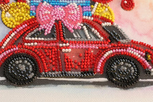 Bead Embroidery Kit Mid-sized bead embroidery kit Gift Machine