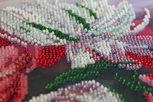 Bead Embroidery Kit Main Bead Embroidery Kit Picturesque peonies