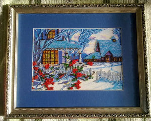 Bead Embroidery Kit Main Bead Embroidery Kit Winter evening
