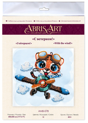 Bead Embroidery Kit Mid-sized bead embroidery kit With the wind!
