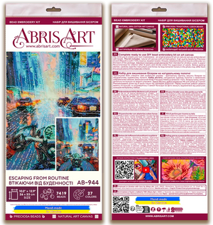 Bead Embroidery Kit Main Bead Embroidery Kit Escaping from routine