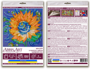 Bead Embroidery Kit Mini Bead embroidery kit A magical dream
