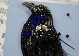 Brooch Embroidery Kit Decoration Harbinger of Darkness (Decoration)