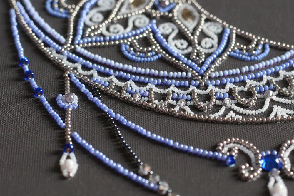 Bead Embroidery Kit Main Bead Embroidery Kit Moon pattern
