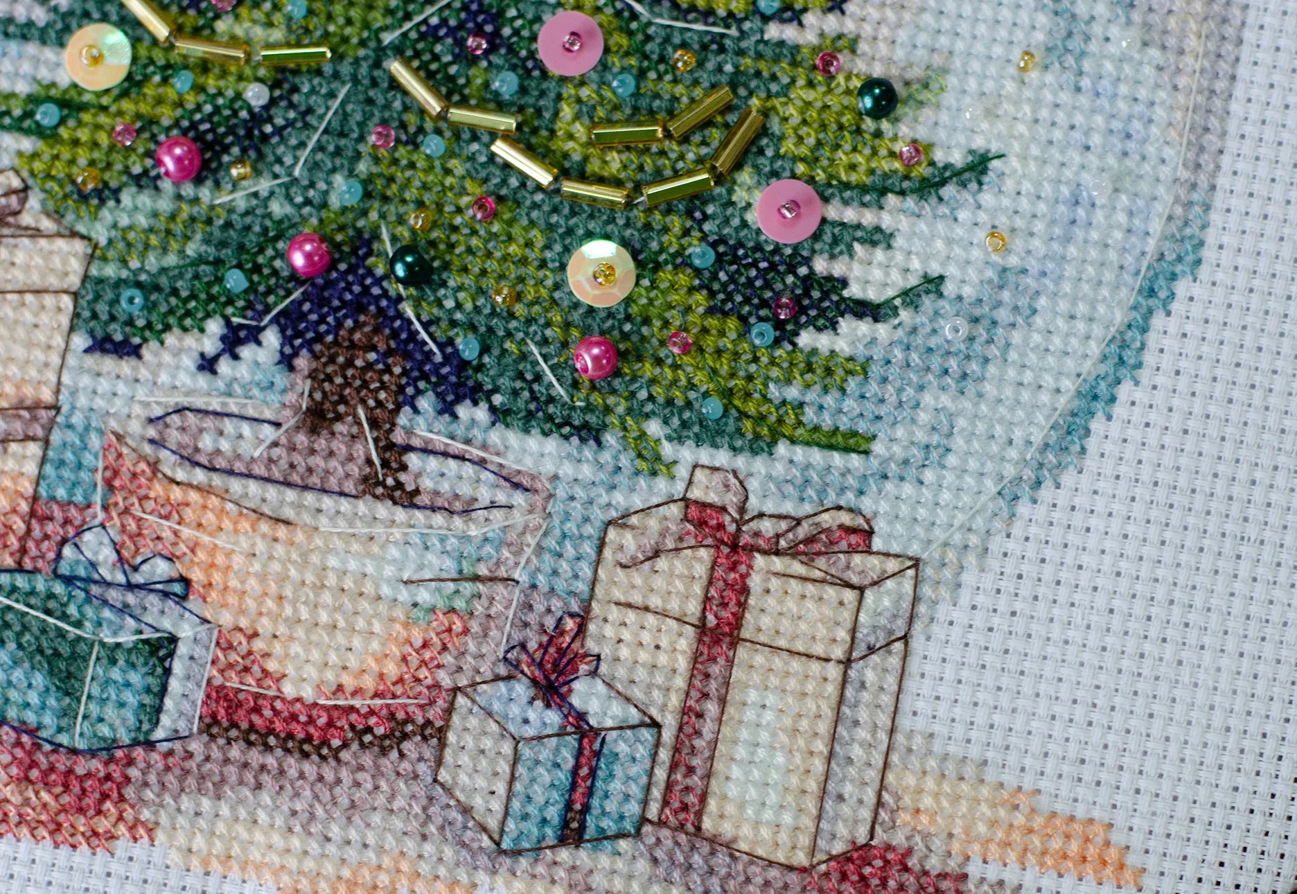 Cross Stitch Kit Cross-stitch kits Moment Before Christmas