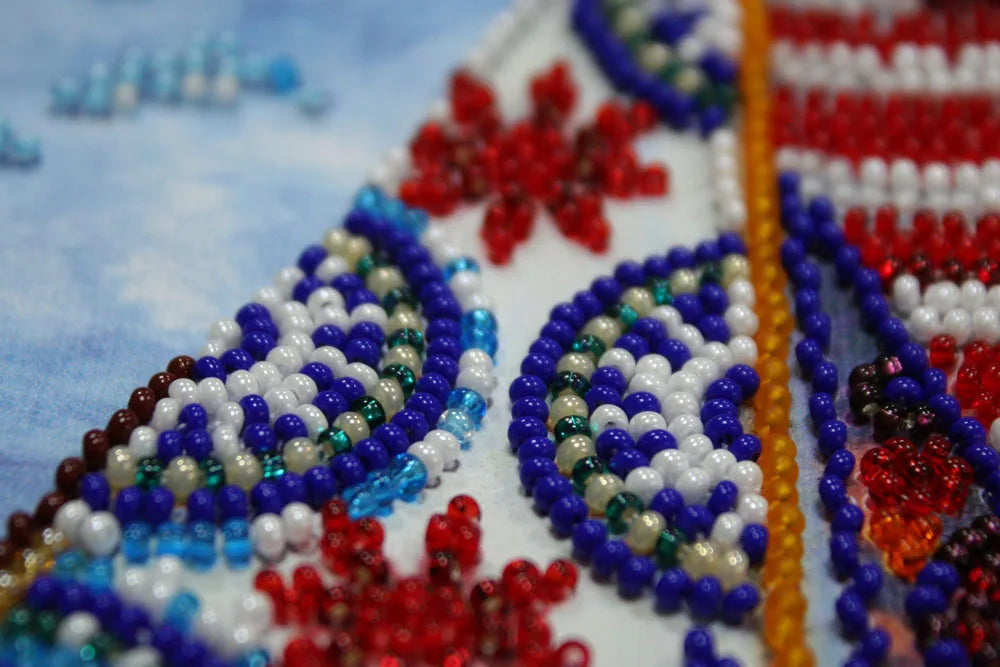 Bead Embroidery Kit Mid-sized bead embroidery kit Passing wind