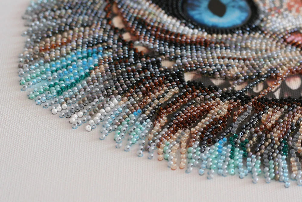 Bead Embroidery Kit Main Bead Embroidery Kit Cheshire Cat