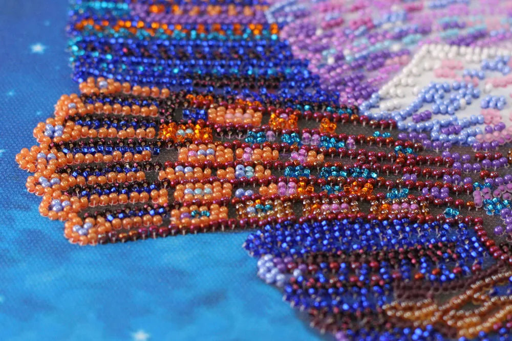 Bead Embroidery Kit Main Bead Embroidery Kit On the wings of the night