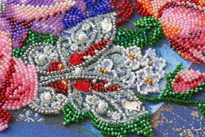 Bead Embroidery Kit Main Bead Embroidery Kit Magic flowers