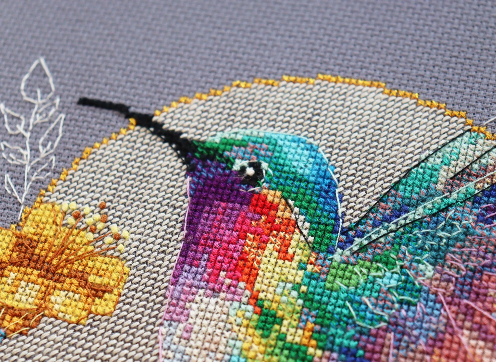 Cross Stitch Kit Cross-stitch kits Bird of paradise