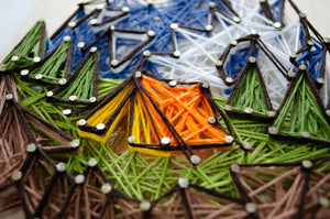 String Art Kit Creative Kit/String Art Аt the foot of the mountain