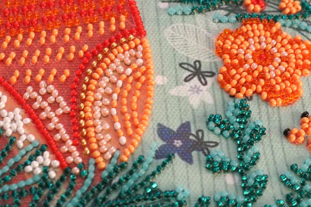 Bead Embroidery Kit Mid-sized bead embroidery kit Meowy