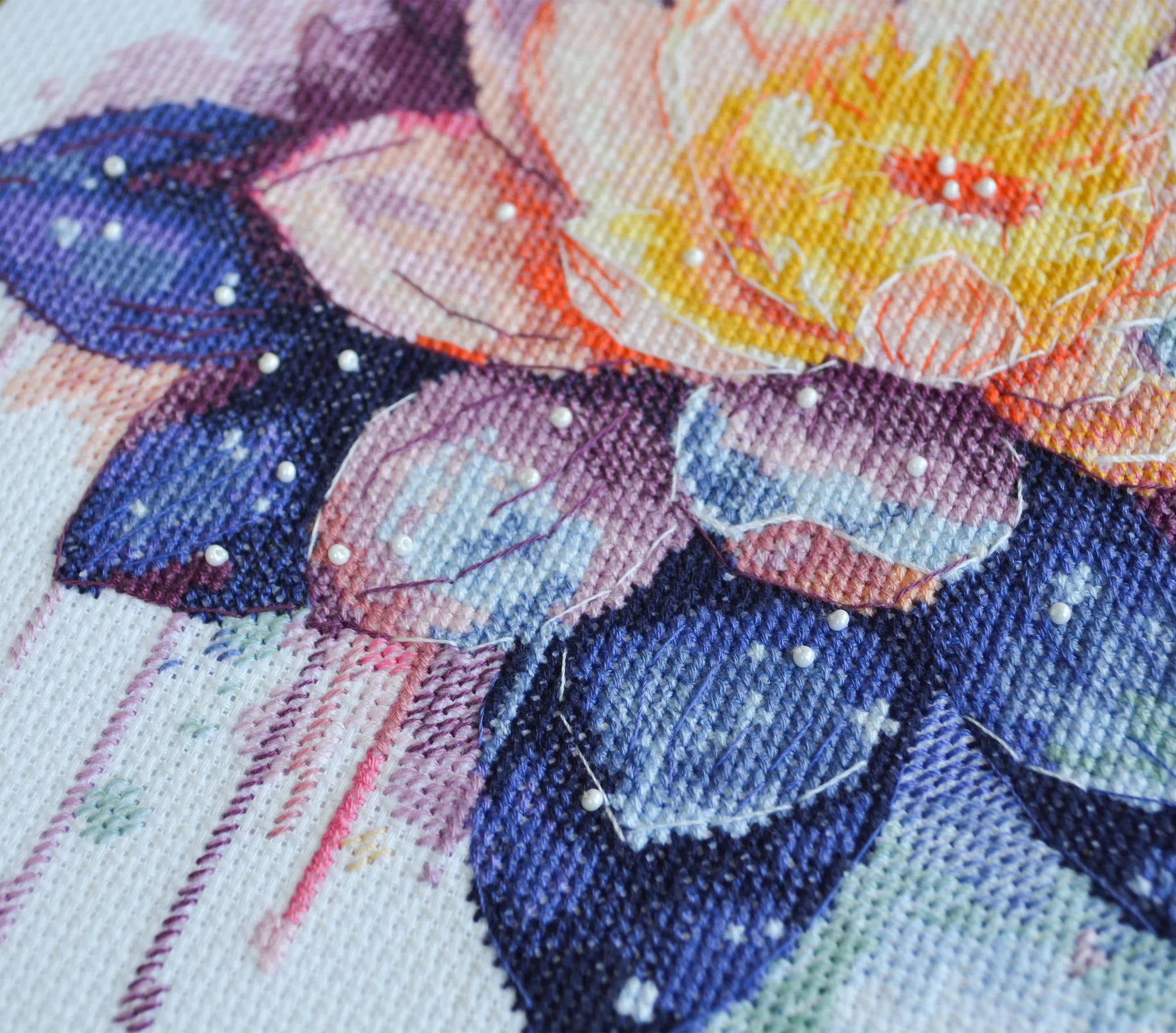 Cross Stitch Kit Cross-stitch kits Shining lotus