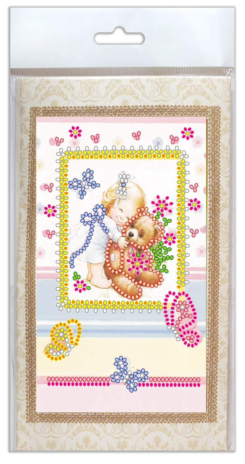 Postcards Bead Embroidery Kit Postcard Bead embroidery kit Beloved daughter