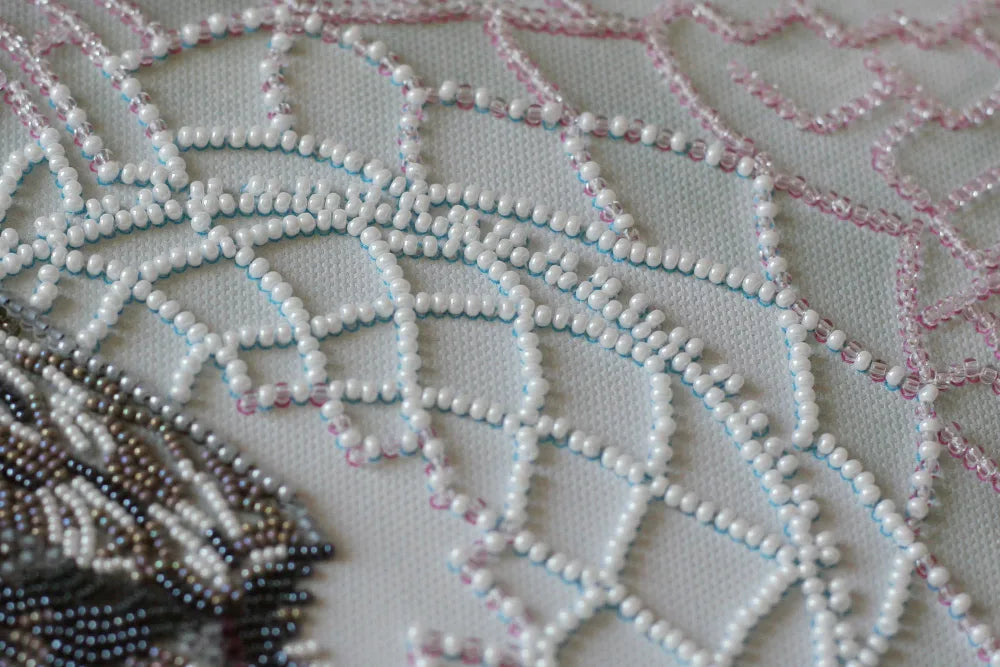 Bead Embroidery Kit Main Bead Embroidery Kit Garnet totem
