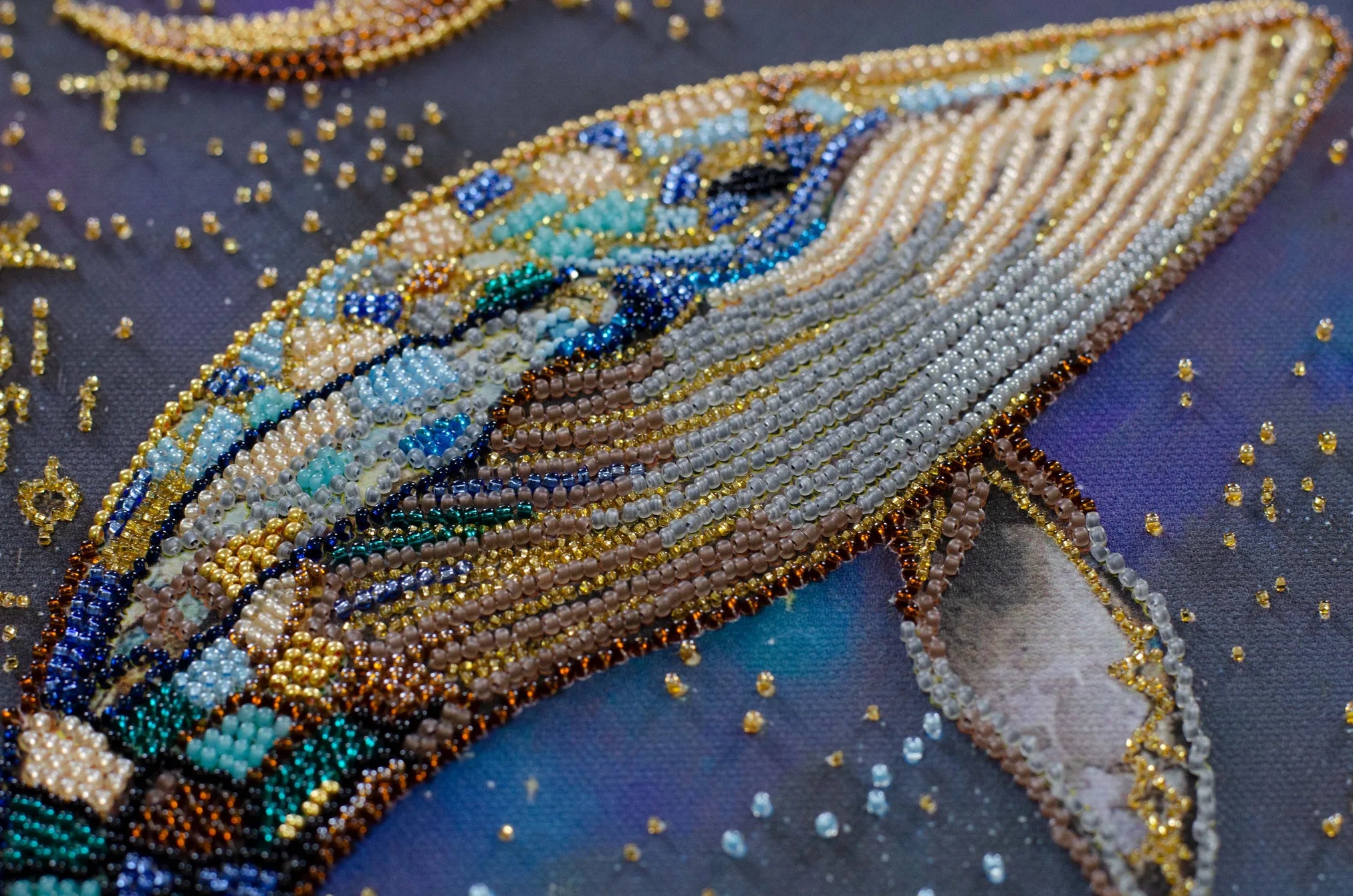 Bead Embroidery Kit Main Bead Embroidery Kit Lord of the Depths