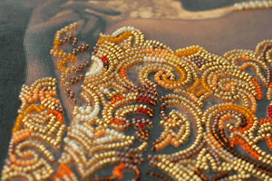 Bead Embroidery Kit Main Bead Embroidery Kit Gold of the night