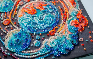 Bead Embroidery Kit Mini Bead embroidery kit Cosmic energy