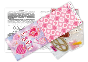 Pennant Bead Embroidery Kit Pennant-kit Bead Embroidery Pendents