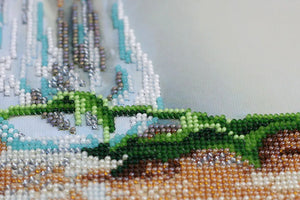 Bead Embroidery Kit Main Bead Embroidery Kit Blue balls