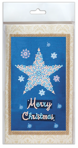 Postcards Bead Embroidery Kit Keychain cross-stitch kit Star