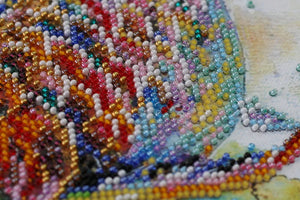 Bead Embroidery Kit Mid-sized bead embroidery kit Good luck fish