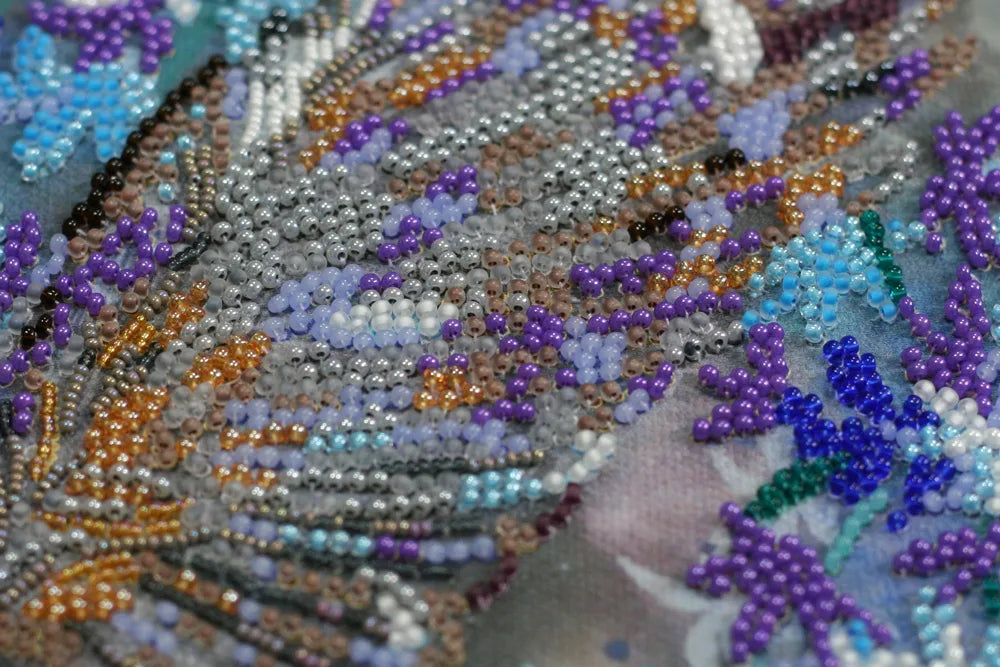 Bead Embroidery Kit Main Bead Embroidery Kit In the morning haze