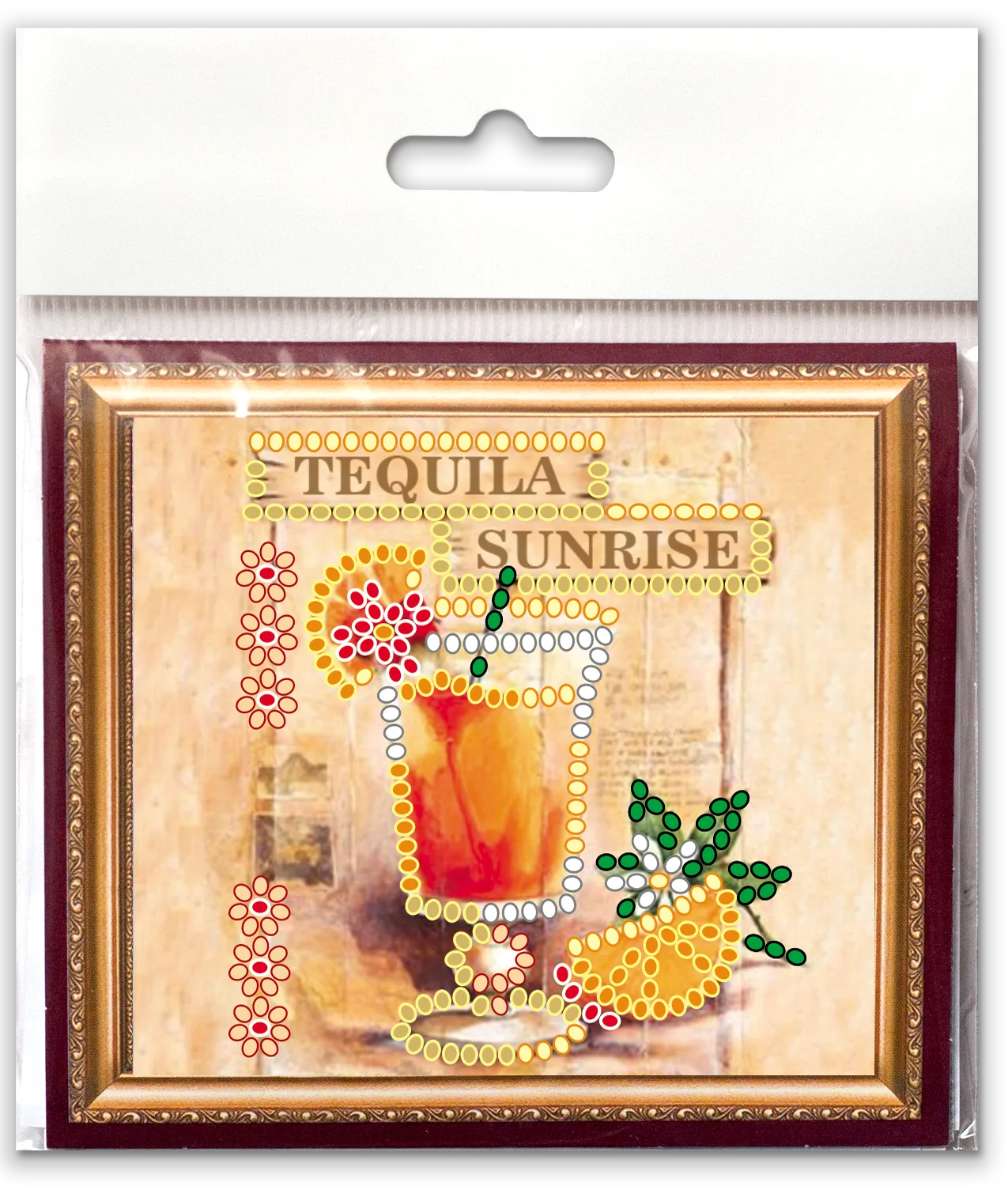 Magnets Bead Embroidery Kit Magnets Bead embroidery kit Tequila Sunrise