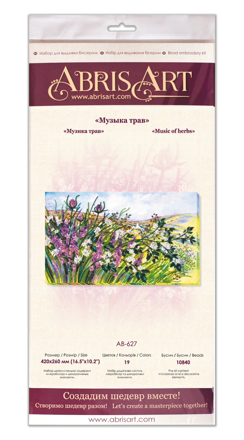 Bead Embroidery Kit Main Bead Embroidery Kit Music of herbs