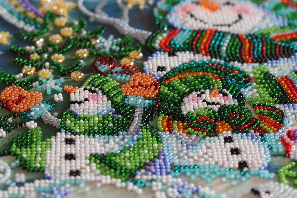 Bead Embroidery Kit Main Bead Embroidery Kit New year‘s night