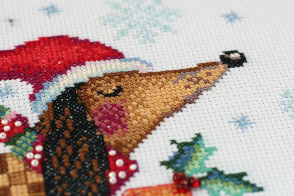 Cross Stitch Kit Cross-stitch kits I am feeling a holiday
